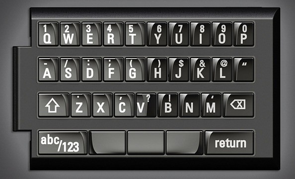 Das Tastenfeld der Spike-Tastatur (Bild: Solomatrix)