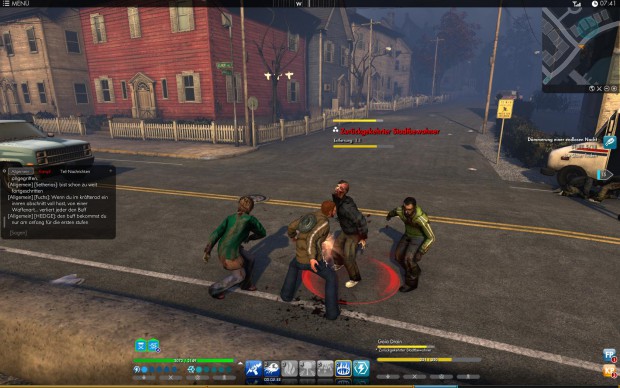 Untoter Angriff in der Nähe des Hafens.