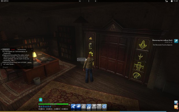 Die Runen müssen in der richtigen Reihenfolge eingesetzt werden.