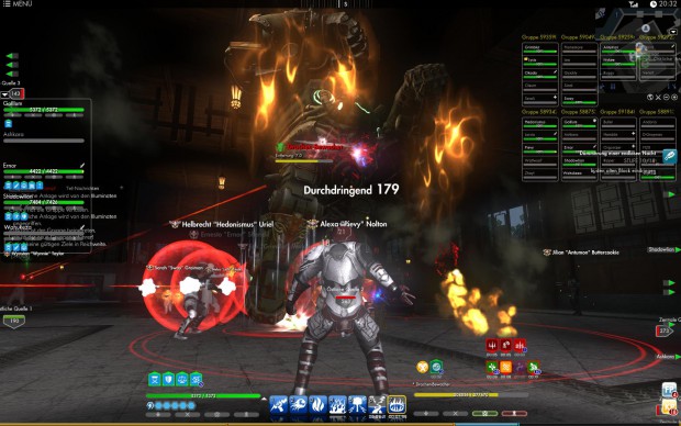 Gemeinsam mit anderen Spielern geht es gegen einen Boss.