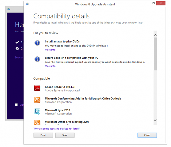 Upgrade auf Windows 8