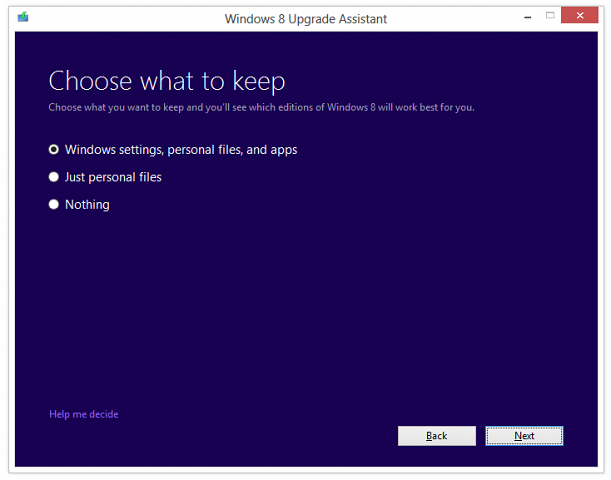 Upgrade auf Windows 8