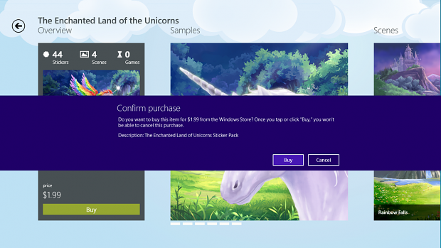 In-App-Kauf in einer Windows-8-Anwendung (Bild: Microsoft)