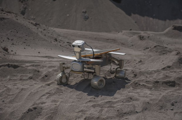 Bisherige Tests, wie hier im Sand... (Foto: Part Time Scientists)