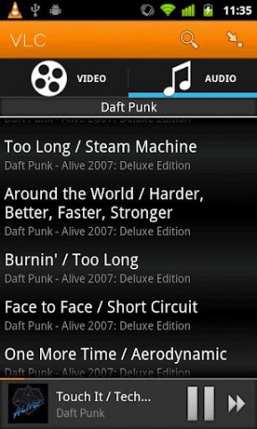 VLC on Android (Bild: Videolan/Google Play)