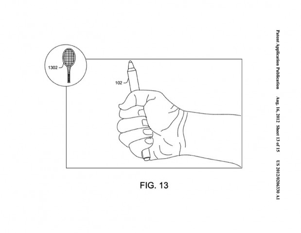 Der Stift kann auch zum Spielen verwendet werden. (Bild: US-Patent- und Markenamt)