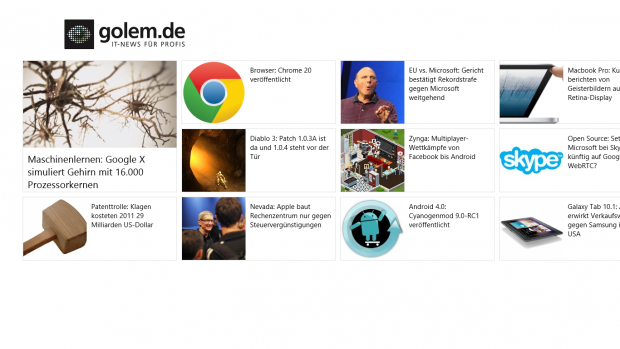 Die Übersichtsseite