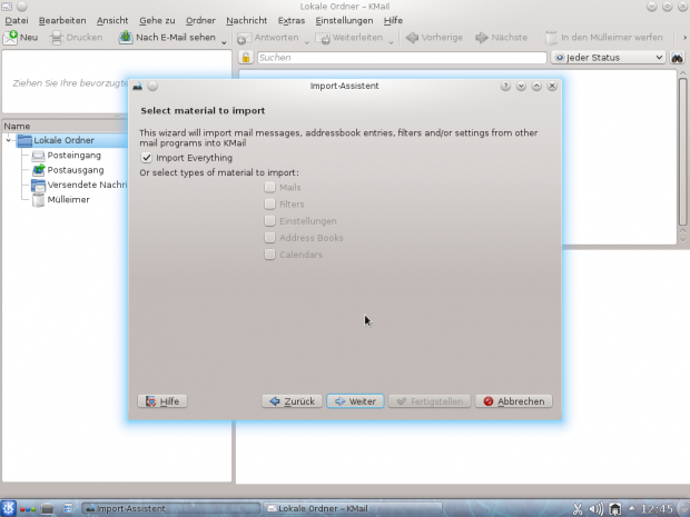Nutzer können eine Feinauswahl vornehmen....