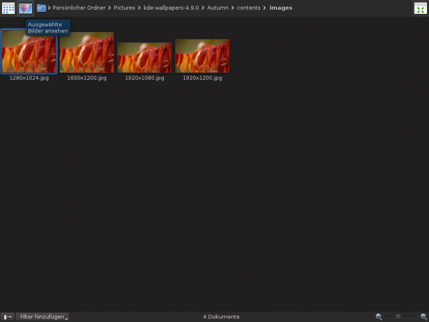 ...und Dateien beim Durchsuchen der lokalen Verzeichnisse.