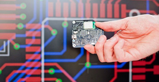 Die Elektronik des TshirtOS (Bild: Ballentine's/Cutecircuit) 