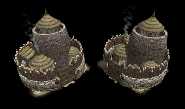 Das überarbeitete keltische Fort Broch