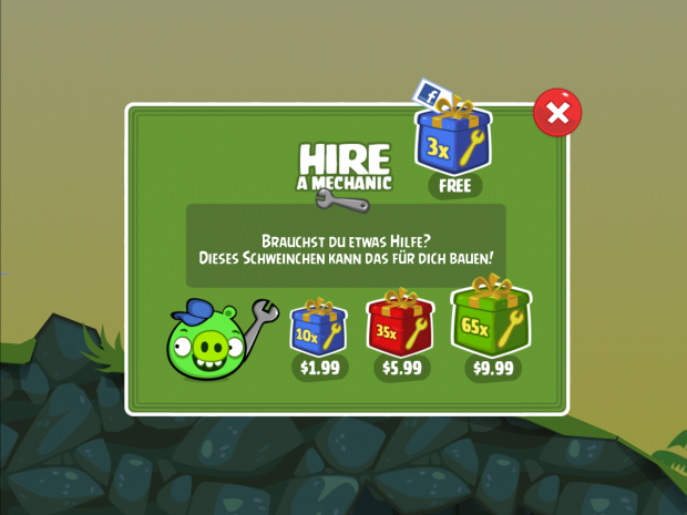 F&uuml;r zus&auml;tzliches Geld hilft ein Mechaniker beim Bau der Vehikel.