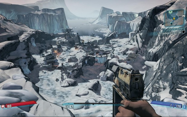 Teils gibt es eine beeindruckende Fernsicht in den großen Levels.