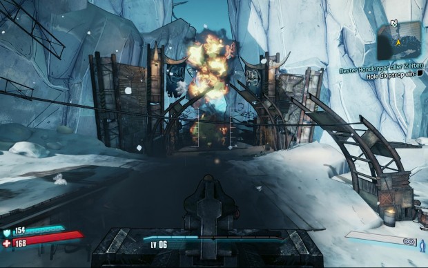 Per Riesengeschütz putzen wir größere Gegnermassen weg.