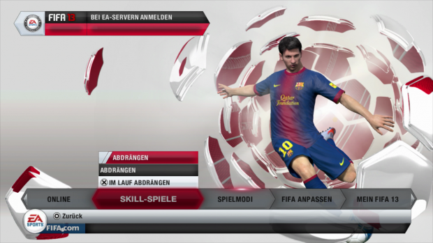 Das Menü in Fifa 13 ähnelt stark dem des Vorgängers.