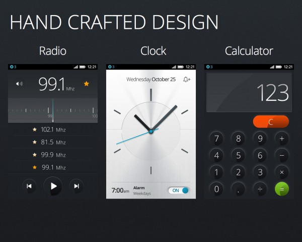 Apps, die nicht dem Listenprinzip folgen, haben ein unabhängiges Design.
