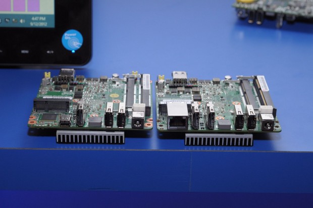 Die beiden Boardvarianten unterscheiden sich bei den Schnittstellen.