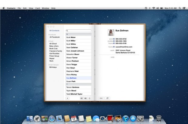 Facebook-Freunde im Adressbuch