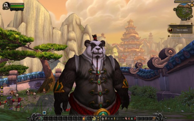 Das Startgebiet der Pandaren erfüllt alle Asienklischees - ist aber schick in Szene gesetzt.