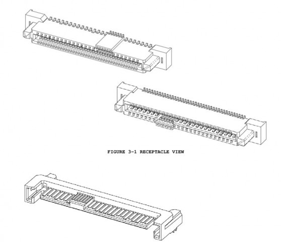 Aus einem Seagate-Dokument stammt dieser SFF-8639-Anschluss für Serverbedürfnisse.