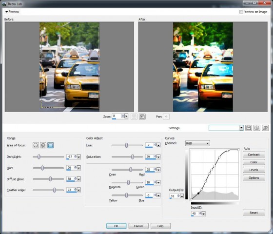 Corel Paintshop Pro X5 - Retro-Lab für Instagram-Effekte (Bild: Corel) 
