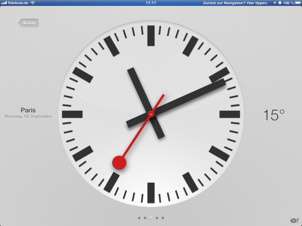 Gro&szlig;e Ansicht der Uhr