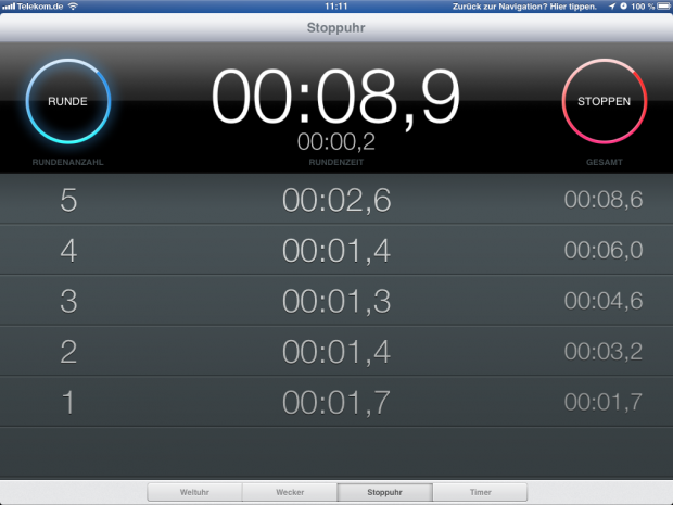 Stoppuhr