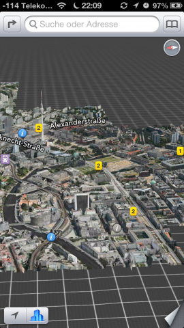 Das iPhone 5 hat mehr Platz.