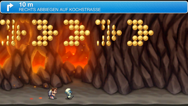 Jetpack bietet mehr Platz, aber nur auf der linken Seite.