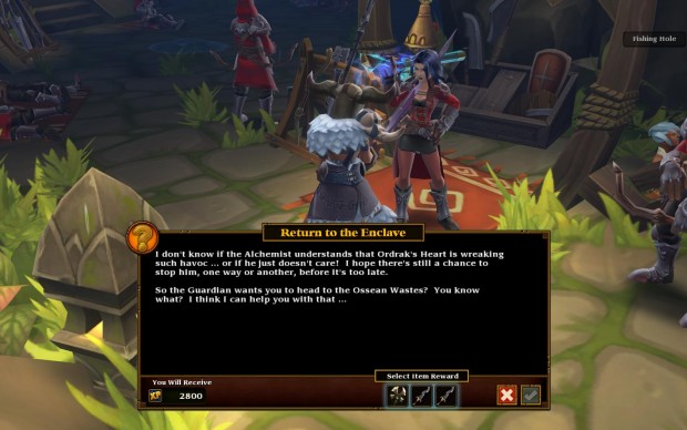 Die Quest-Beschreibungen sind nicht sonderlich spannend in Szene gesetzt.