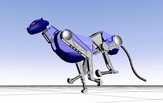 Konzeptzeichnung des Laufroboter Cheetah. (Bild: Boston Dynamics)