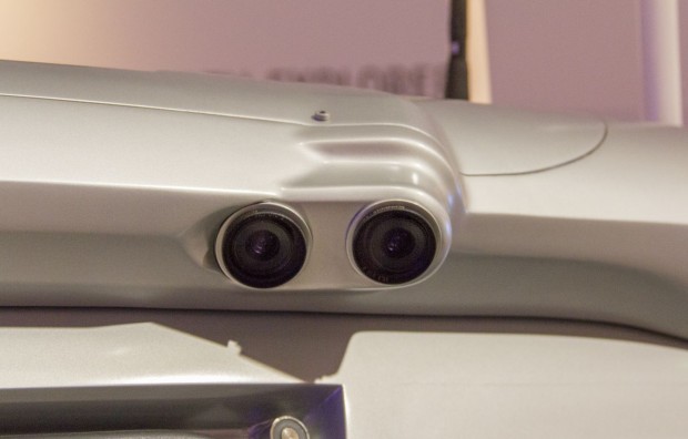 Acht Stereokamerapaare ermöglichen eine Rundumsicht. (Foto: Werner Pluta/Golem.de)