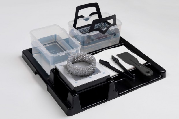 ... und dann vom 3D-Drucker aufgebaut. (Foto: Formlabs)