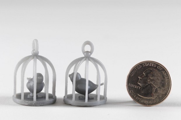 Stereolithographie bietet eine hohe Auflösung: sehr dünne Lagen und kleine Details.  (Foto: Formlabs)