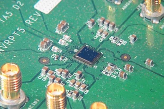 Der einzelne Transceiver auf einer Testplattform