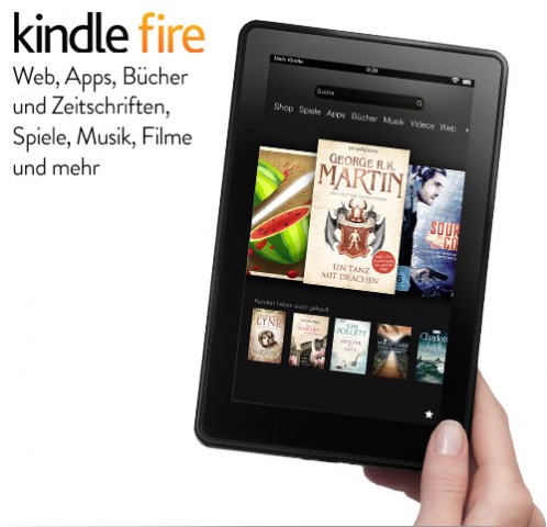 Das Kindle Fire mit 7-Zoll-Display