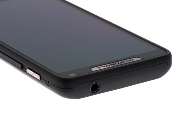 Der Ein- und Ausschalter und die Kopfhörerbuchse am Razr I