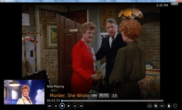 DVBLogics XBMC-Client kann zum Zugriff auf den NAS-PVR genutzt werden (Bild: DVBLogic)