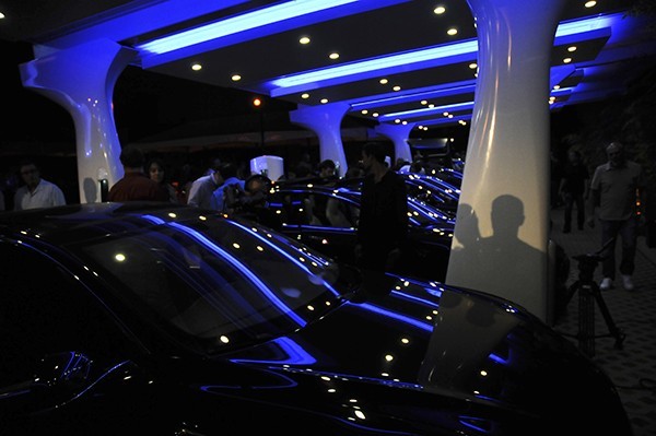 Impression von der Vorstellung (Foto: Tesla Motors)