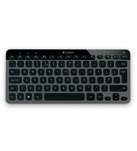Logitech Bluetooth Illuminated Keyboard K810 mit US-Tastenlayout (Bild: Logitech)