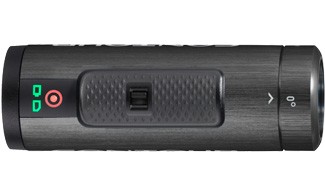 Der Record-Schalter ist der einzige, der die Kamera aktiviert. (Bild: Contour)