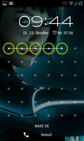 Der neue Bildschirm ermöglicht weitaus komplexere Muster.