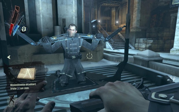 Ein gefangener Soldat hilft uns, wenn wir ihn befreien.