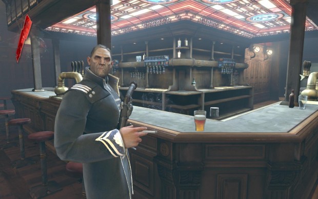 Einer der Rebellen in unserer Basis, einem alten Pub