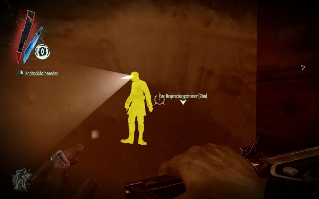 Auf Knopfdruck sehen wir bei entsprechend ausgebauten Kräften durch Wände.