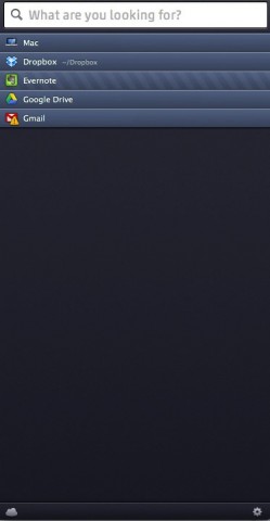 Suchinterface von Found (Bild: Golem.de)