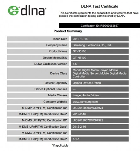 Die Geräteklassen sind Mobile Digital Media Player, Mobile Digital Media Server und Mobile Digital Media Controller. (Quelle: DLNA/Screenshot: Golem.de)