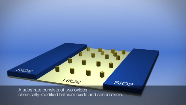 IBMs Forscher nutzen zwei Substrate: eines aus Hafnium-Oxid und eines aus Silizium-Oxid