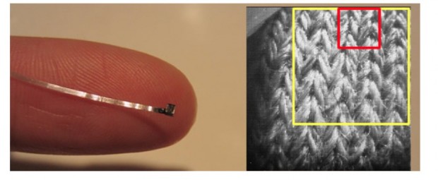 Aufnahme der Texturen mit dem Magic Finger (Bild: Autodesk Research, University of Alberta, University of Toronto)