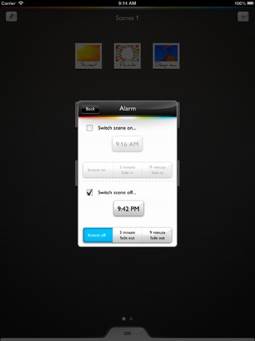 Philips Hue iPad-App (Bild: Philips) 